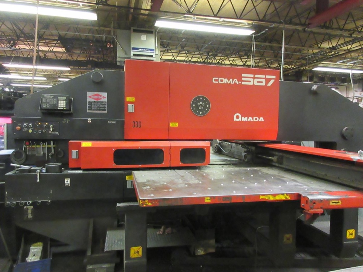 Amada CNC turret punch press